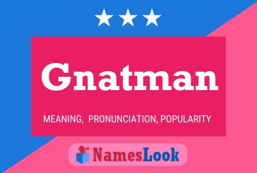 Gnatman 名字海报