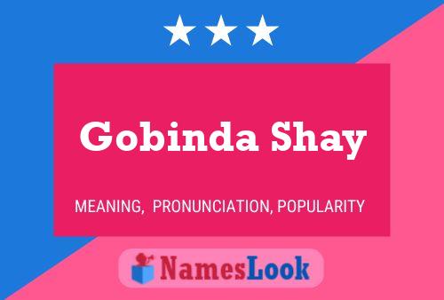 Gobinda Shay 名字海报