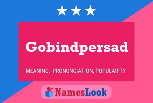 Gobindpersad 名字海报