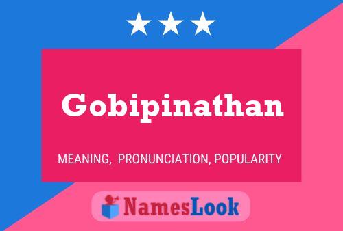 Gobipinathan 名字海报