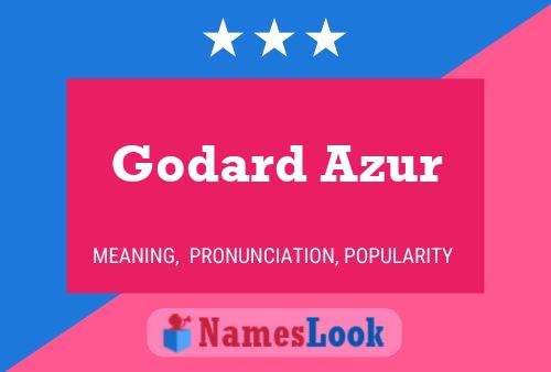 Godard Azur 名字海报