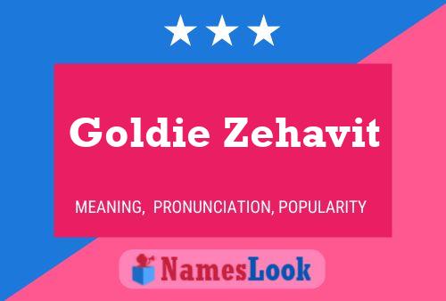 Goldie Zehavit 名字海报