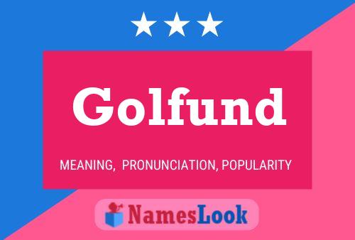 Golfund 名字海报