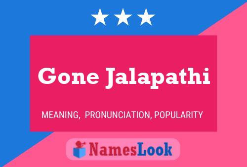 Gone Jalapathi 名字海报