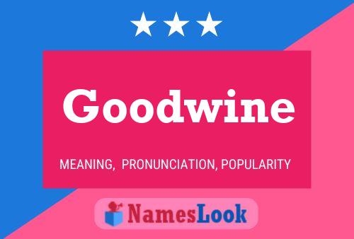 Goodwine 名字海报