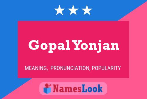 Gopal Yonjan 名字海报