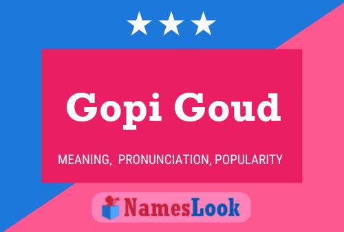 Gopi Goud 名字海报