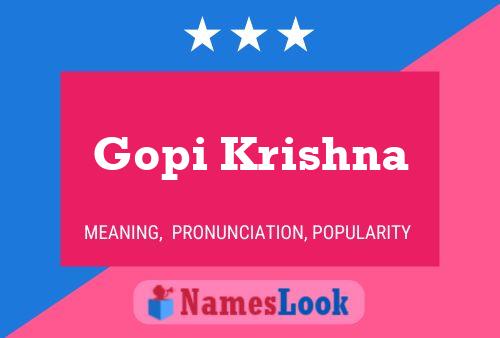 Gopi Krishna 名字海报