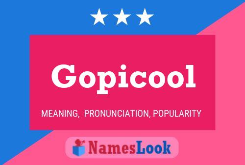 Gopicool 名字海报