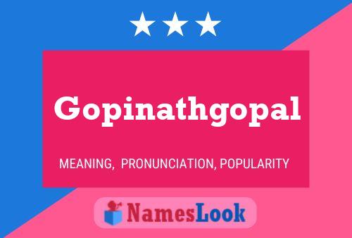 Gopinathgopal 名字海报