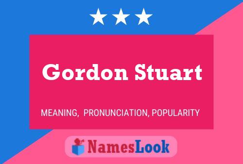 Gordon Stuart 名字海报