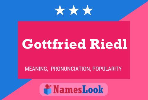 Gottfried Riedl 名字海报