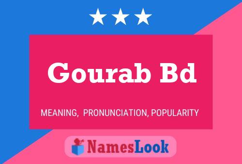 Gourab Bd 名字海报