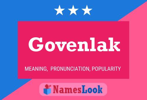 Govenlak 名字海报