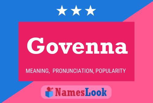 Govenna 名字海报