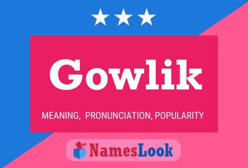 Gowlik 名字海报