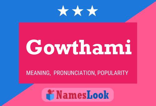 Gowthami 名字海报