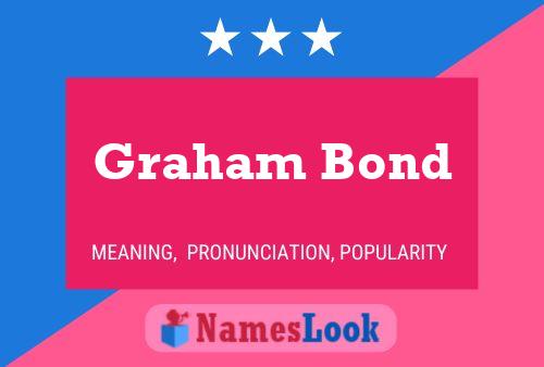 Graham Bond 名字海报