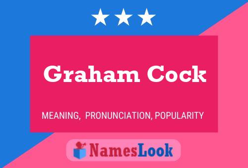 Graham Cock 名字海报