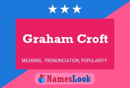 Graham Croft 名字海报