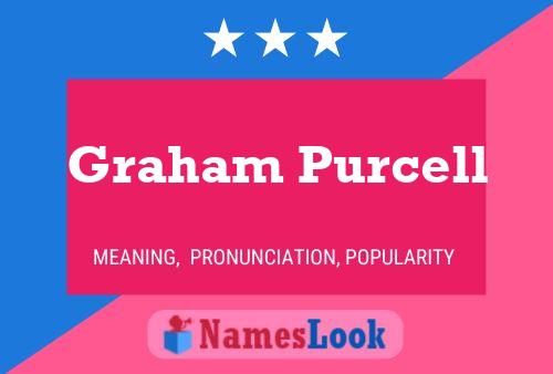 Graham Purcell 名字海报