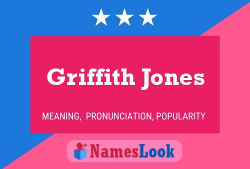 Griffith Jones 名字海报