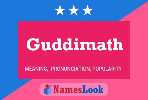 Guddimath 名字海报