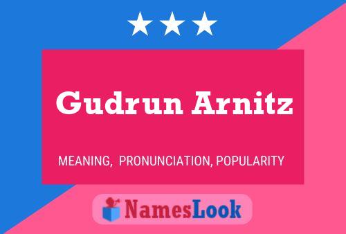 Gudrun Arnitz 名字海报