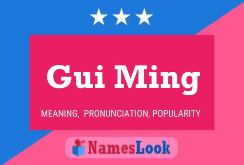 Gui Ming 名字海报