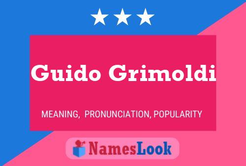 Guido Grimoldi 名字海报