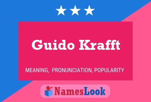 Guido Krafft 名字海报