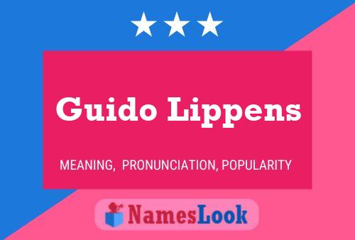 Guido Lippens 名字海报