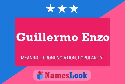 Guillermo Enzo 名字海报