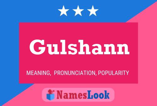 Gulshann 名字海报