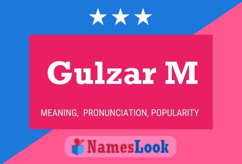 Gulzar M 名字海报