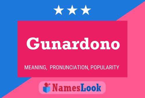 Gunardono 名字海报