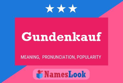 Gundenkauf 名字海报