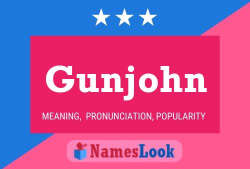 Gunjohn 名字海报