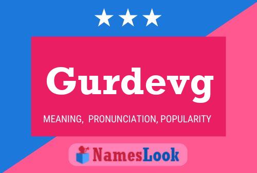 Gurdevg 名字海报