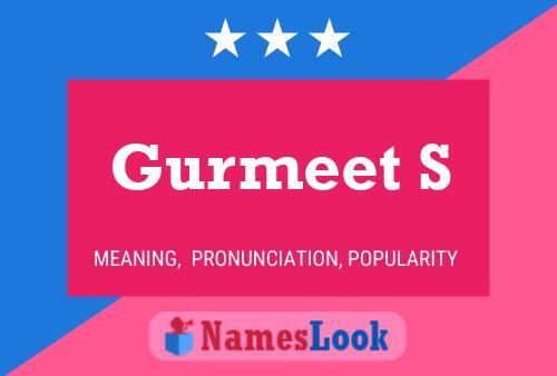 Gurmeet S 名字海报