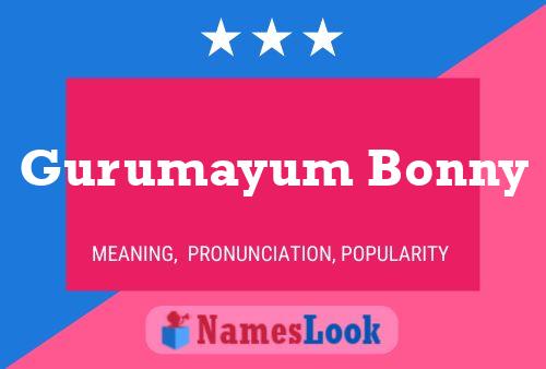 Gurumayum Bonny 名字海报