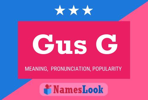 Gus G 名字海报