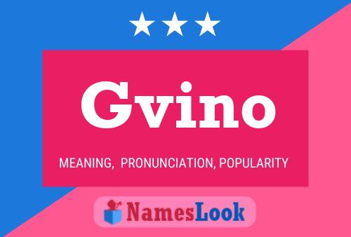 Gvino 名字海报