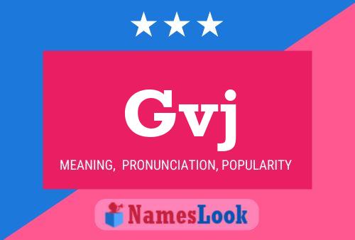 Gvj 名字海报