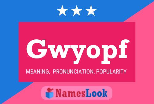 Gwyopf 名字海报