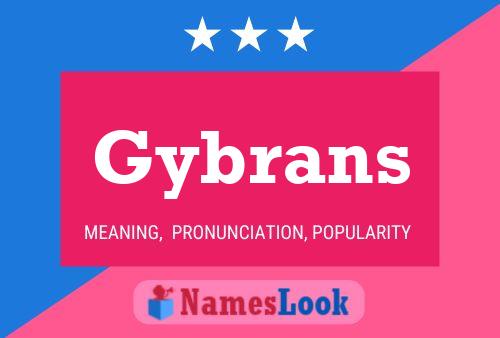 Gybrans 名字海报