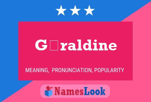 Géraldine 名字海报