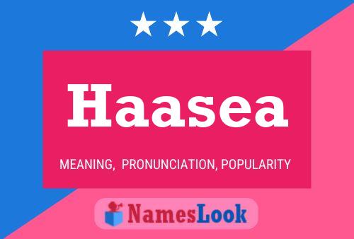 Haasea 名字海报