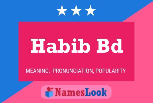 Habib Bd 名字海报