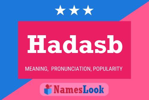 Hadasb 名字海报